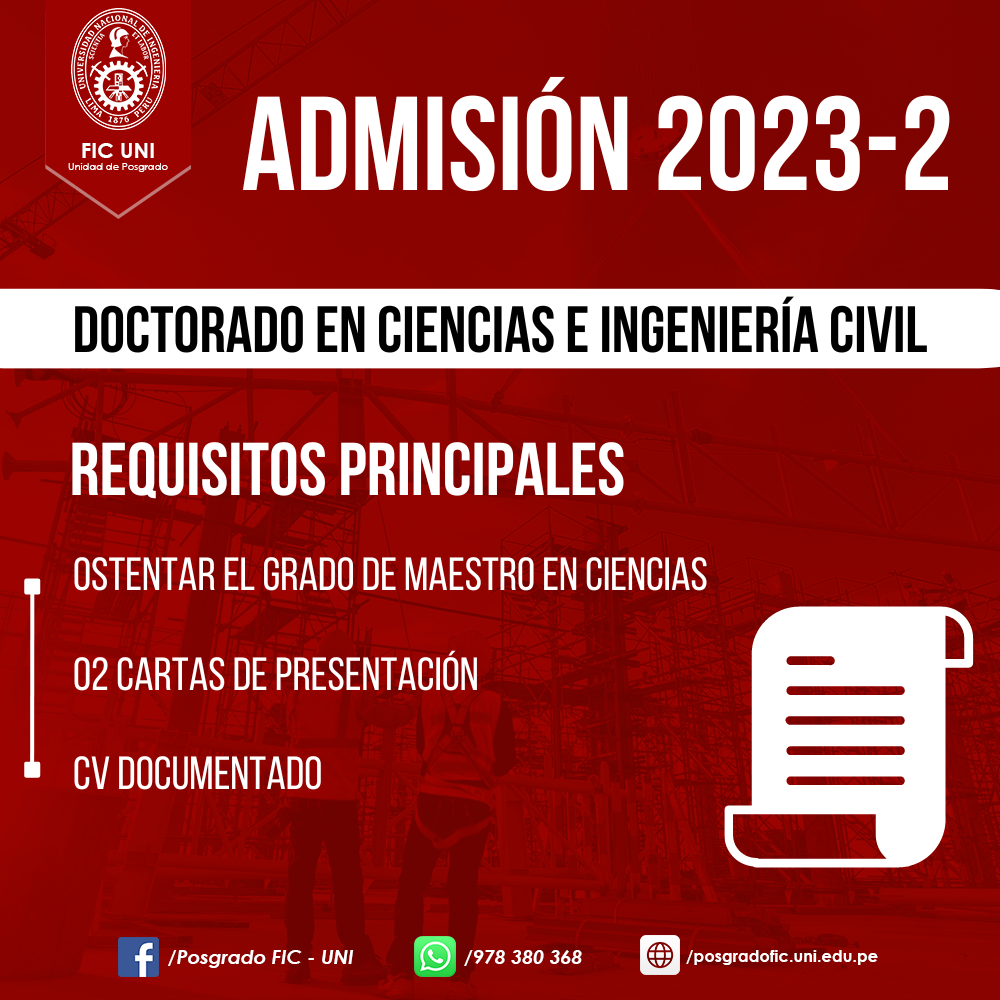 Requisitos doctorado 2023-2